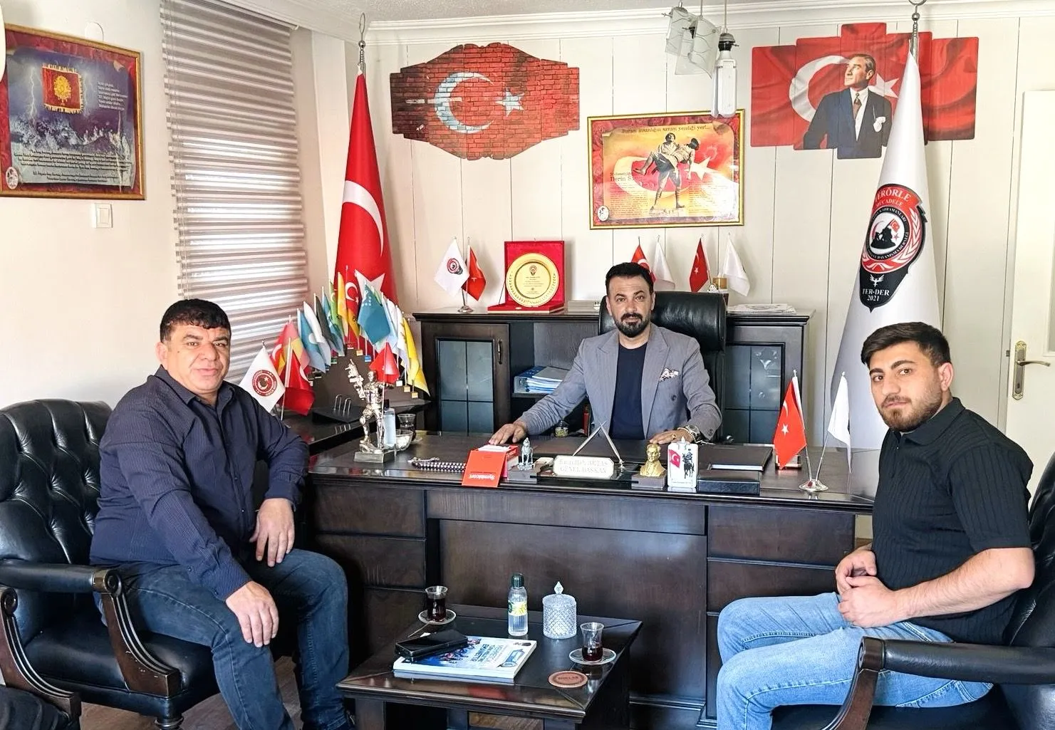 Adana il başkanı Ahmet Kalemli Genel başkanımızı ziyaret etti