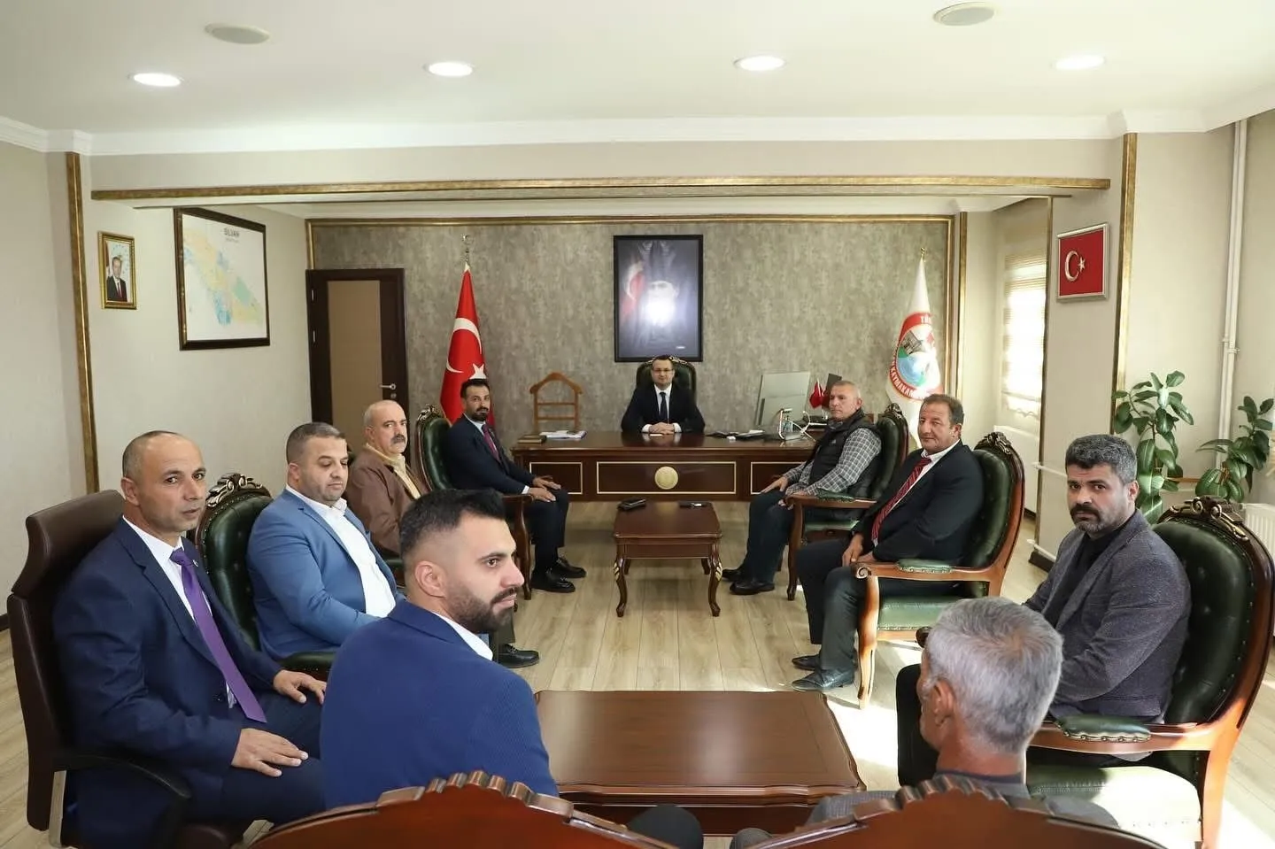 Genel Başkanımız Gazi Emrullah Aktaş ve Beraberindeki Heyet Diyarbakır Silvan Kaymakamlığını Ziyaret Ettiler