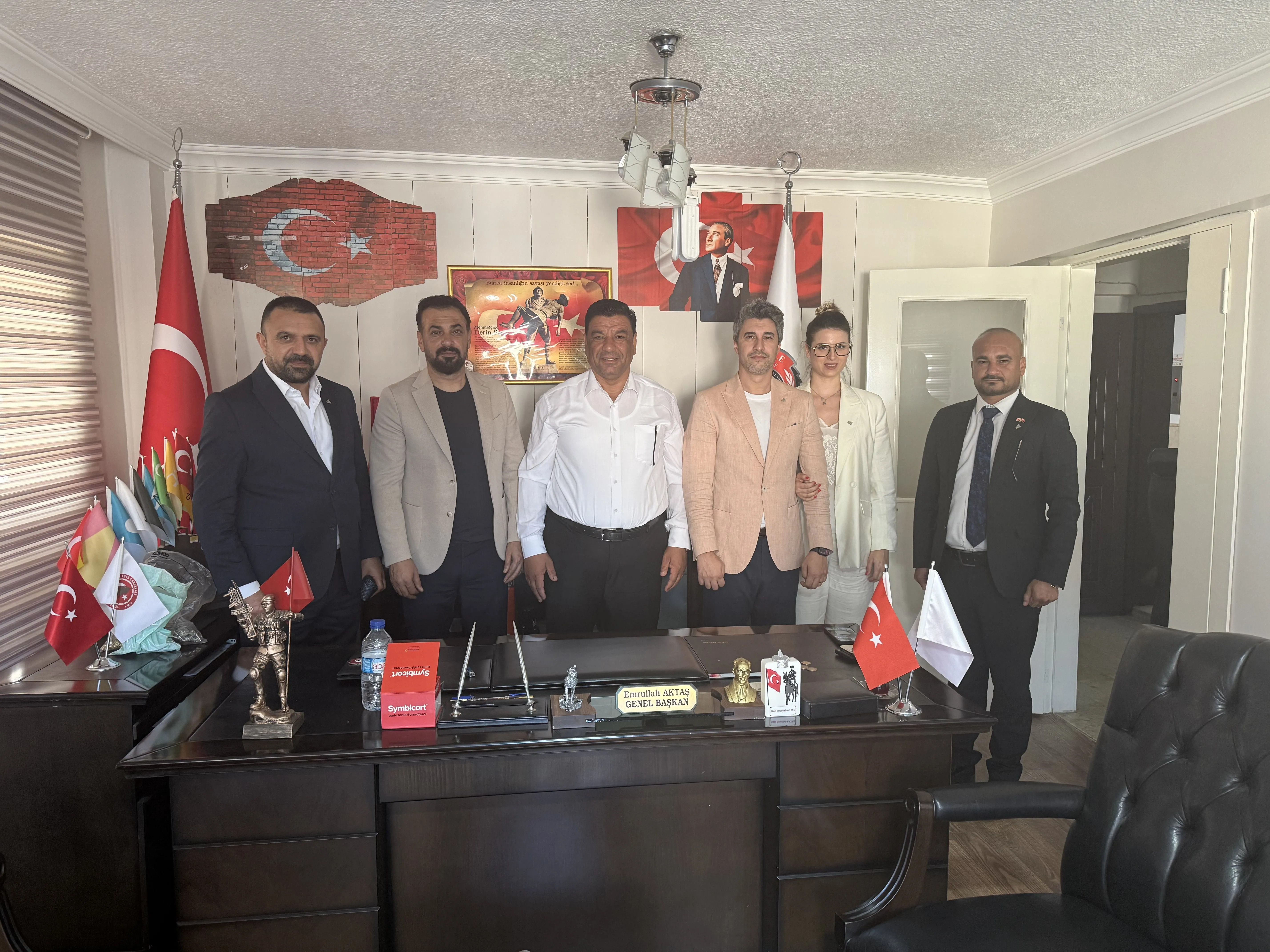 Anavatan Partisi’nden derneğimiz genel merkezine ziyaret.