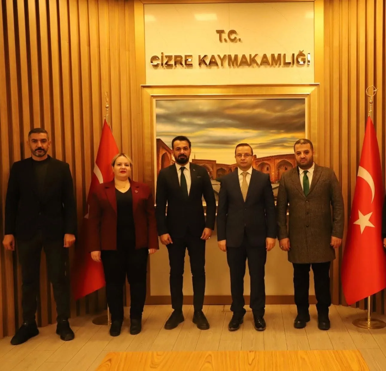 GENEL BAŞKANIMIZ AKTAŞ CİZRE KAYMAKAMI AHMER VEZİR BAYCAR’ı ZİYARET ETTİ