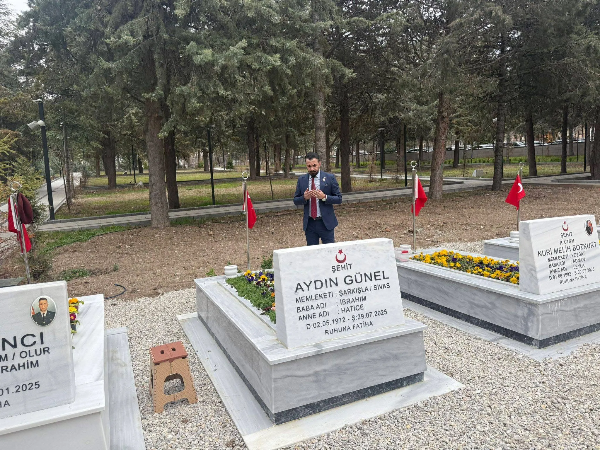 GENEL MERKEZİMİZ CEBECİ ŞEHİTLİĞİNİ ZİYARET ETTİ